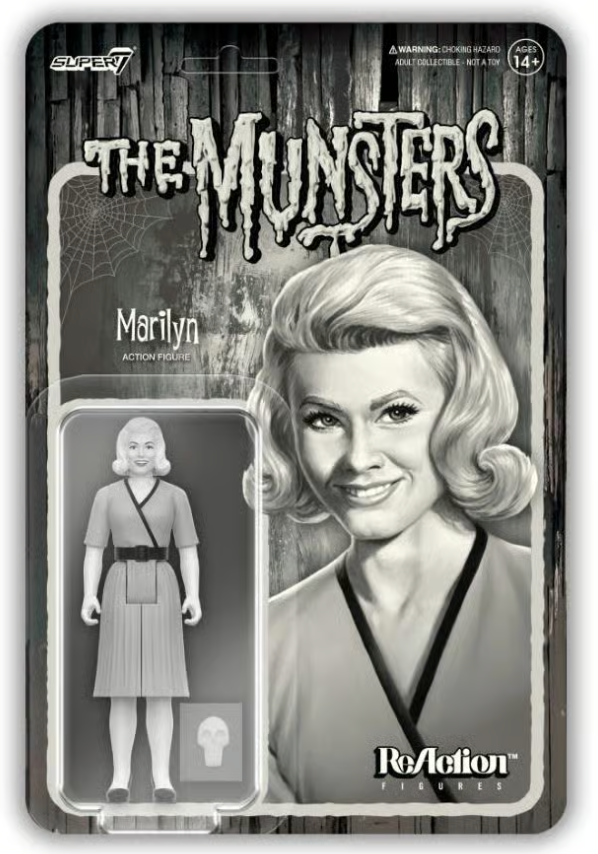 The Munsters Mariyln Munster (Grey Scale) ReAction Figure