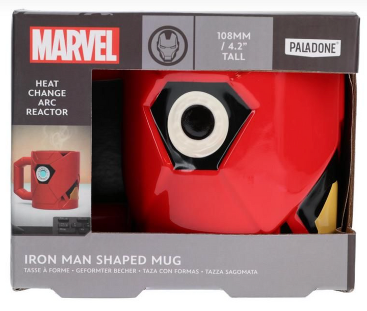 Marvel Iron Man Heat Change Arc Reactor Shaped Mug