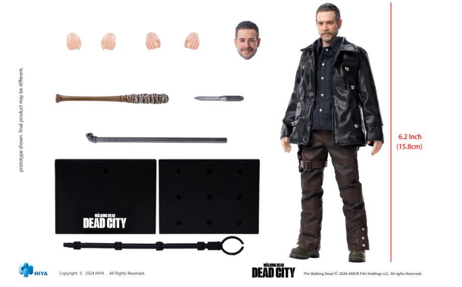 The Walking Dead: Dead City Exquisite Super Negan 1/12 Scale PX Previews Exclusive Action Figure