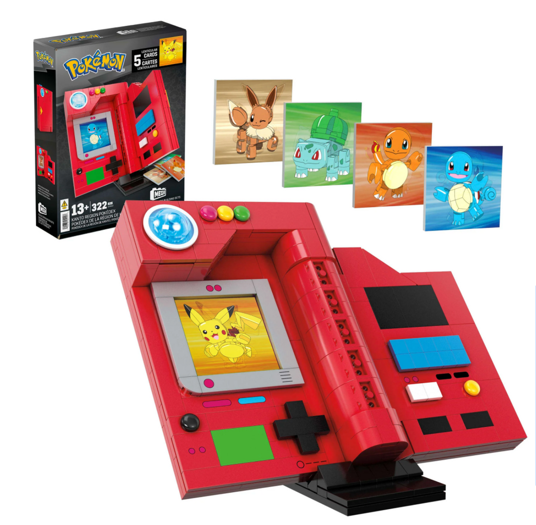 Pokémon Kanto Region Pokédex MEGA Building Kit