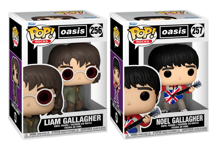 Noel & Liam Gallagher Oasis Funko POP! Vinyl Figure Bundle