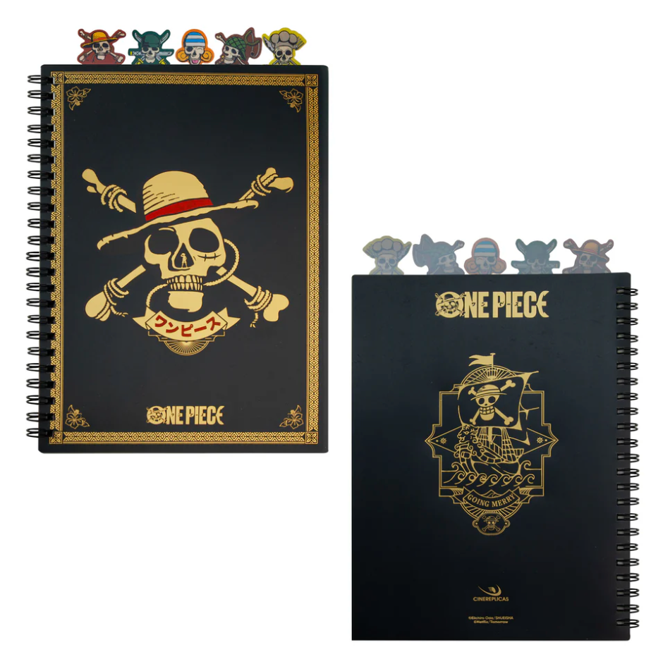 One Piece Straw Hat Pirates Tabbed Notebook