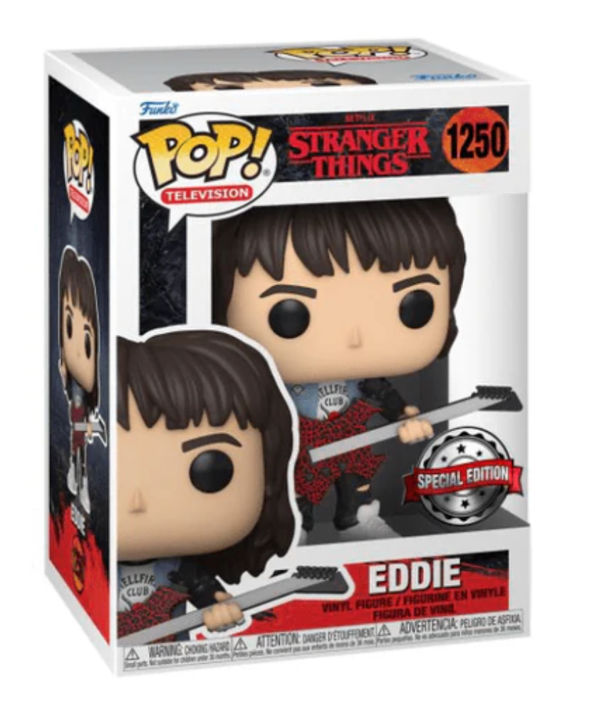 Eddie with Guitar (Special Edition) Stranger Things Funko POP! Vinyl Figure