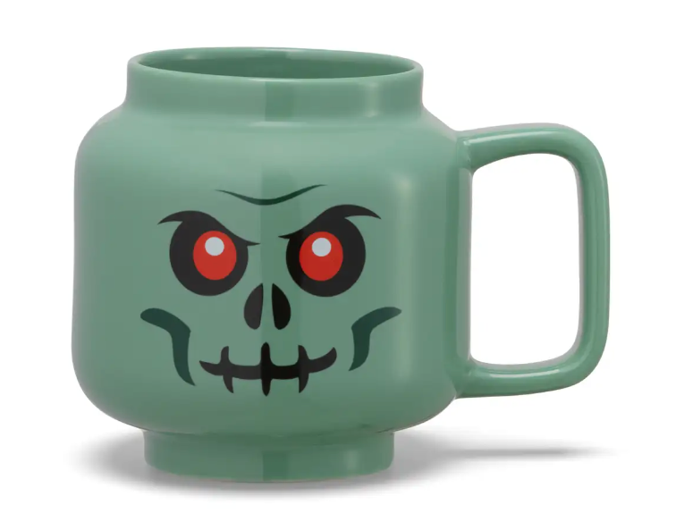 LEGO Large Green Skeleton Ceramic Mug