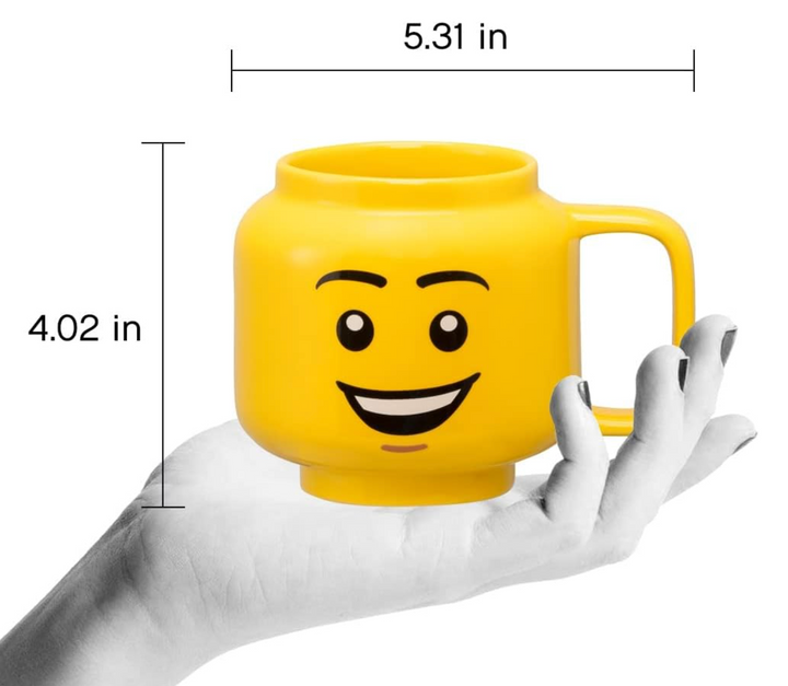 LEGO Large Happy Boy Ceramic Mug