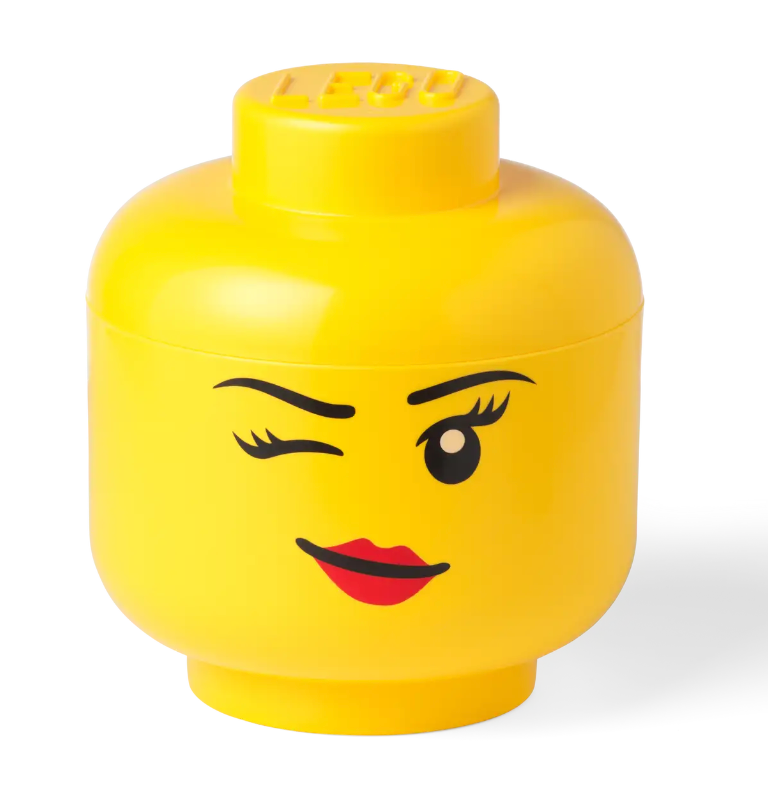 LEGO Large Winking Girl Storage Head