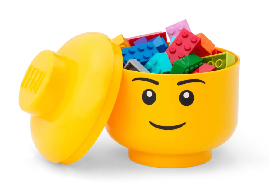 LEGO Small Minifigure Boy Storage Head