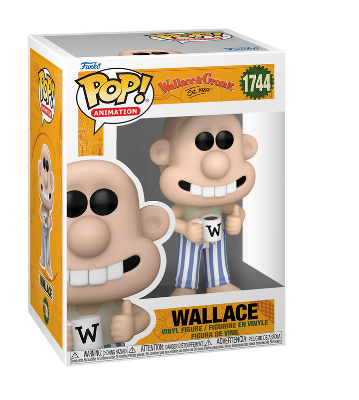 Wallace In Pajamas Wallace & Gromit Funko POP! Vinyl Figure