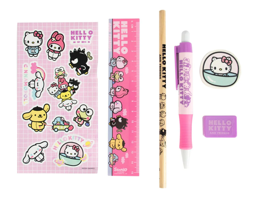 Hello Kitty 6-Piece Stationery Set