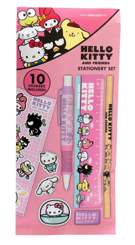 Hello Kitty 6-Piece Stationery Set