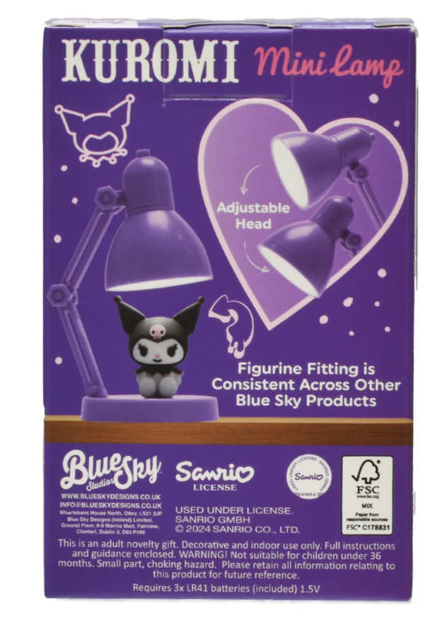 Hello Kitty & Friends Kuromi Mini Lamp