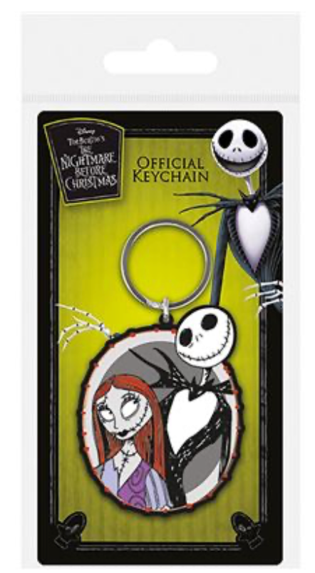 The Nightmare Before Christmas Jack & Salley Keychain