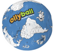 Ollyball Planet Earth Play Ball Indoor Outdoor Toy