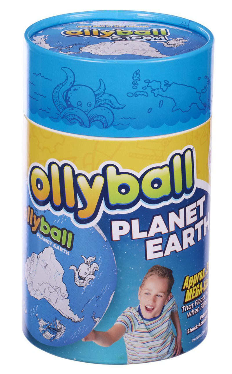 Ollyball Planet Earth Play Ball Indoor Outdoor Toy