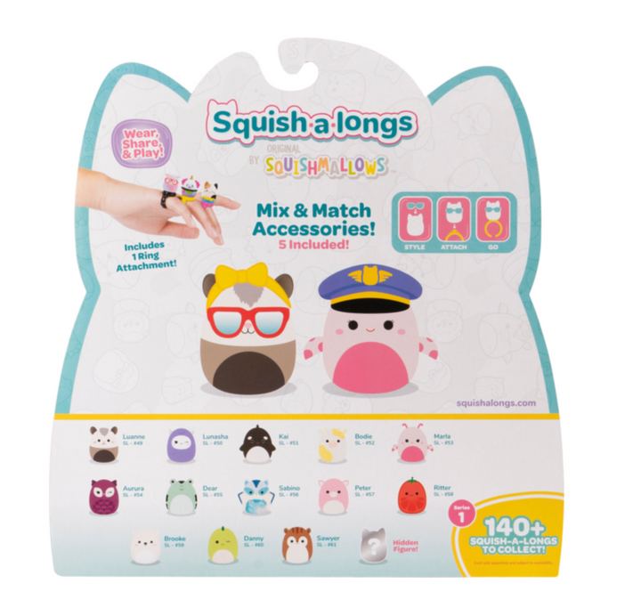 Squishmallows Series 1 Squish-A-Longs 14 Pack