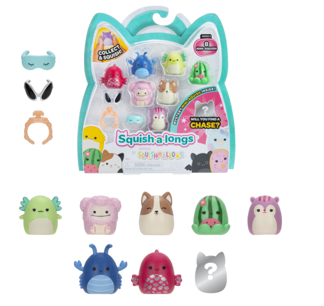 Squishmallows Series 2 Squish-A-Longs 8 Pack