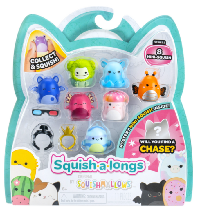 Squishmallows Series 2 Squish-A-Longs 8 Pack