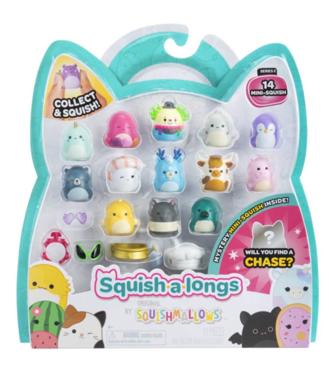 Squishmallows Series 1 Squish-A-Longs 14 Pack