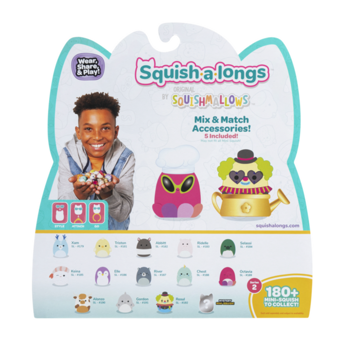 Squishmallows Series 1 Squish-A-Longs 14 Pack