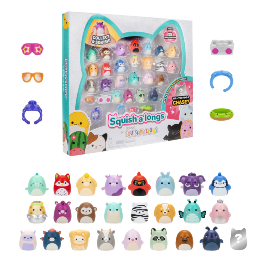 Squishmallows Series 2 Squish-A-Longs 25 Pack