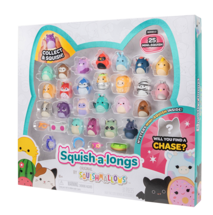 Squishmallows Series 2 Squish-A-Longs 25 Pack