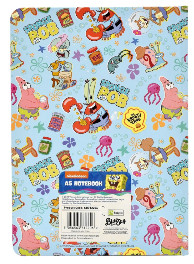 SpongeBob A5 Notebook