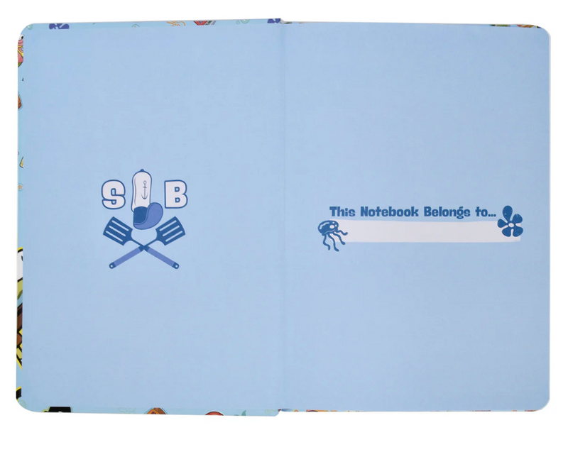 SpongeBob A5 Notebook, side angle