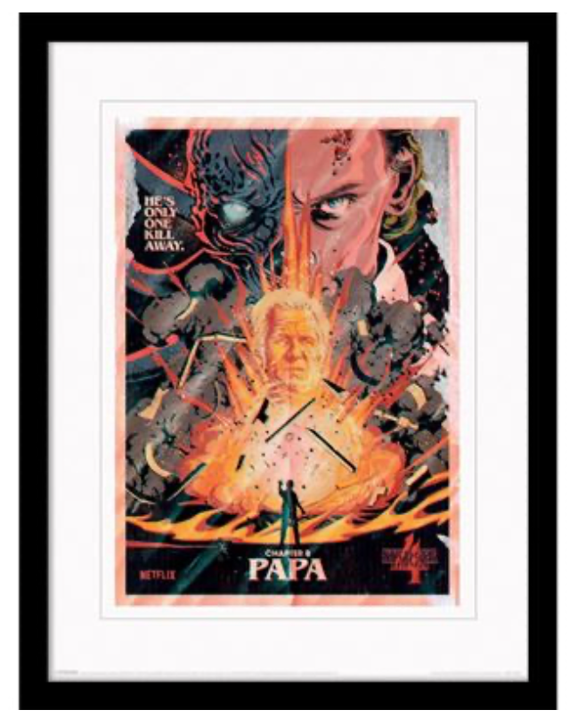 Stranger Things (Chapter 8 Papa) 30cm x 40cm Framed Print