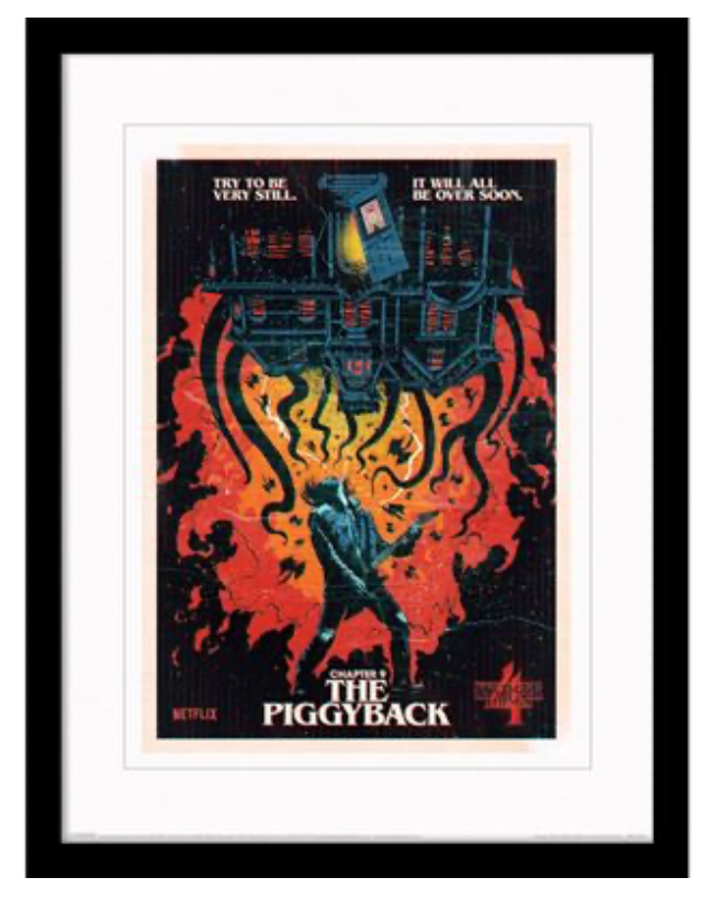 Stranger Things (Chapter 9 The Piggyback) 30cm x 40cm Framed Print