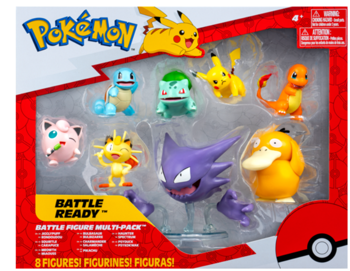 Pokemon Battle Figure 8 Pack