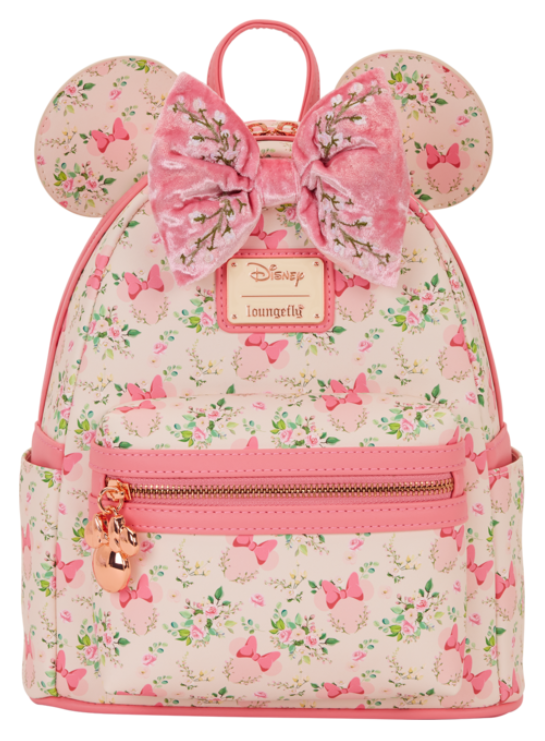 Loungefly Minnie Mouse Floral Mini Backpack