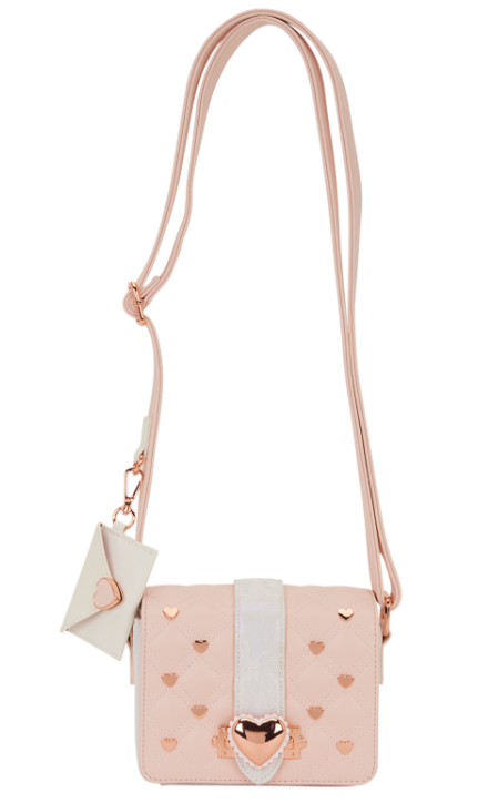Loungefly - Heart Envelope Crossbody Bag & Bag Charm
