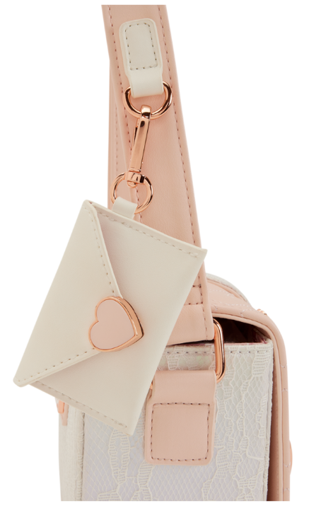 Loungefly - Heart Envelope Crossbody Bag & Bag Charm