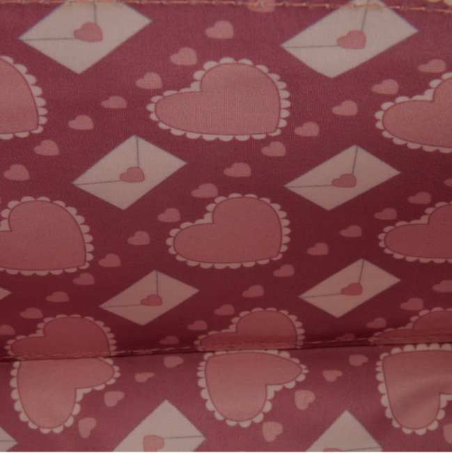 Loungefly - Heart Envelope Crossbody Bag & Bag Charm