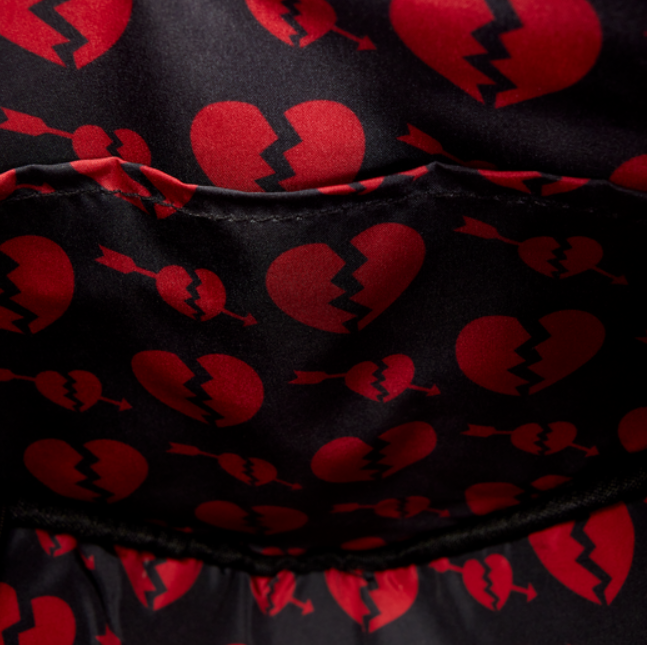 Loungefly - Figural Broken Heart Crossbody Bag
