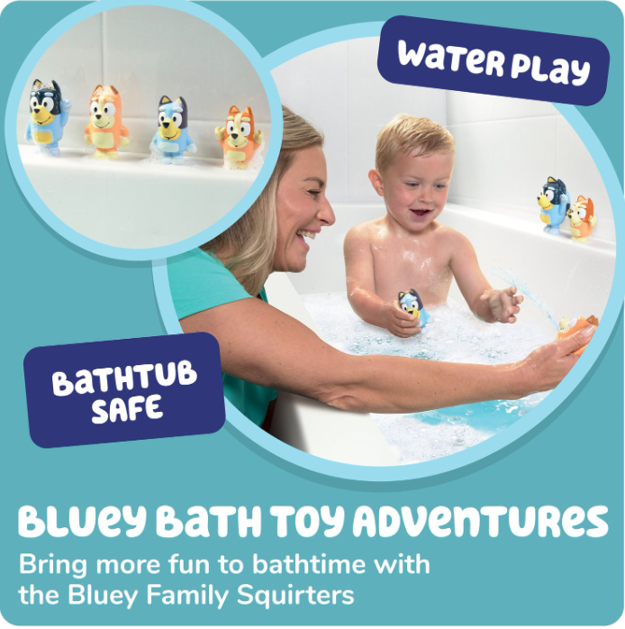 Toomies Bluey Squirter 4 Pack