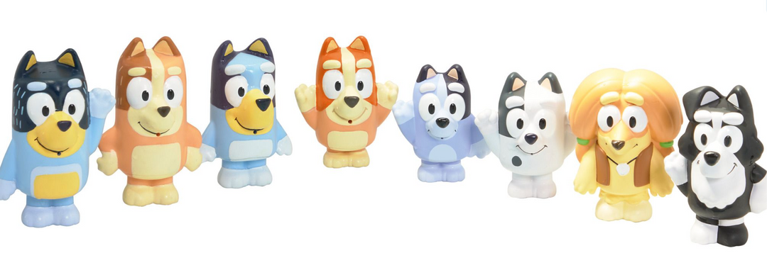 Toomies Bluey Family & Friends Squirter 8 Pack