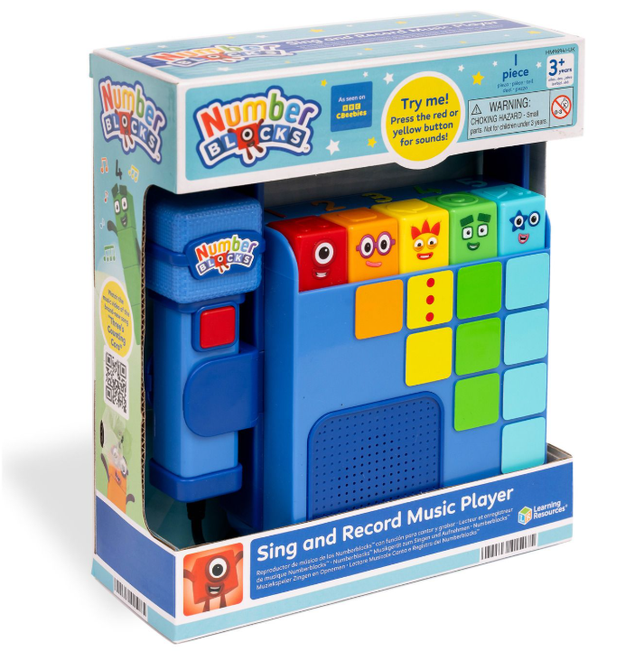 Numberblocks Sing & Record Music Player
