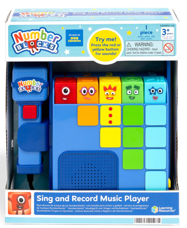 Numberblocks Sing & Record Music Player
