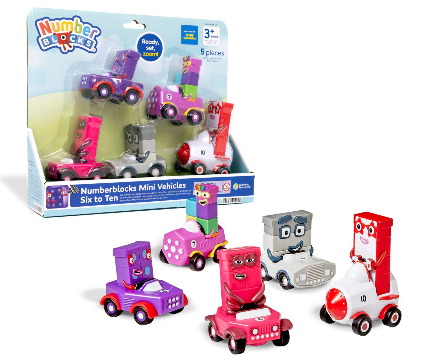 Numberblocks 6-10 Mini Vehicles