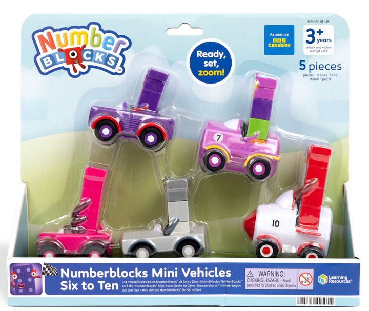 Numberblocks 6-10 Mini Vehicles