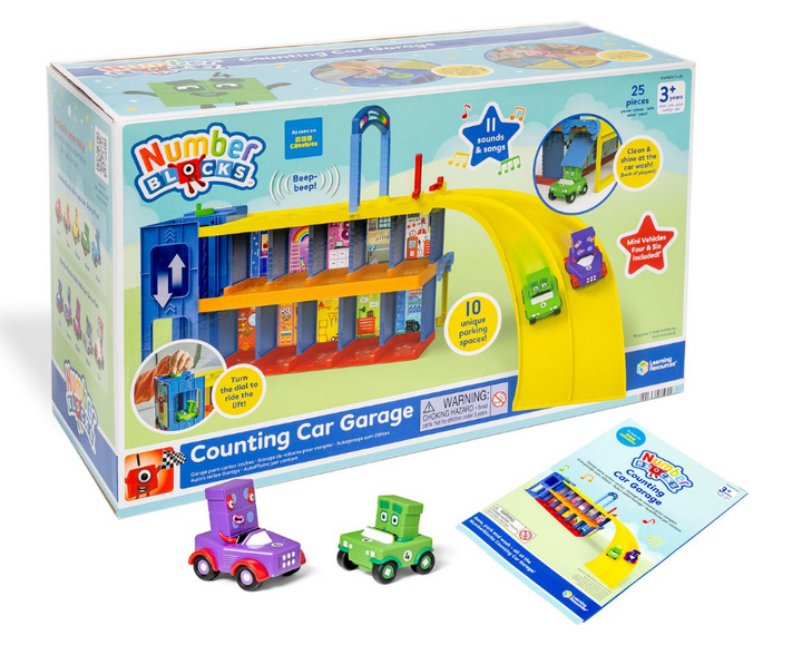 Numberblocks Counting Car Garage