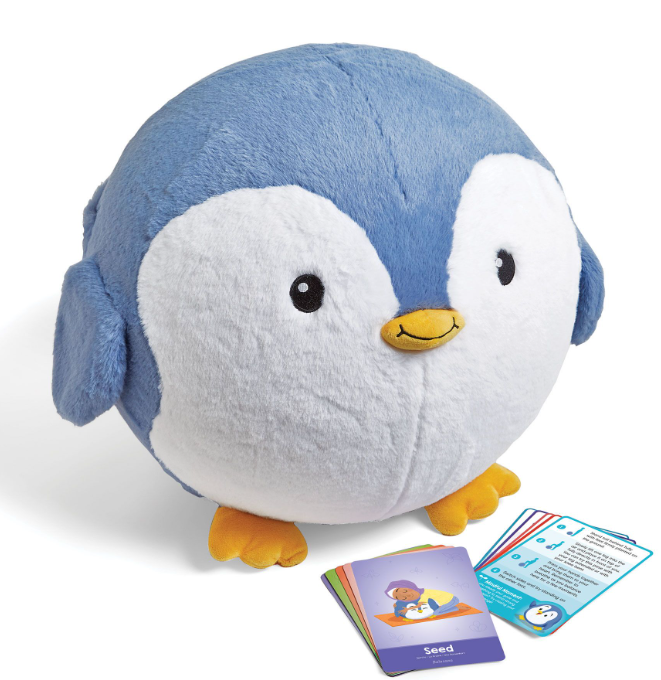 Yoga Ball Buddy with BubblePlush (Penguin)