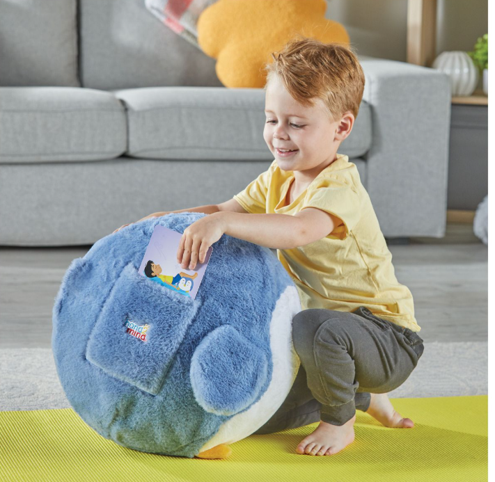 Yoga Ball Buddy with BubblePlush (Penguin)