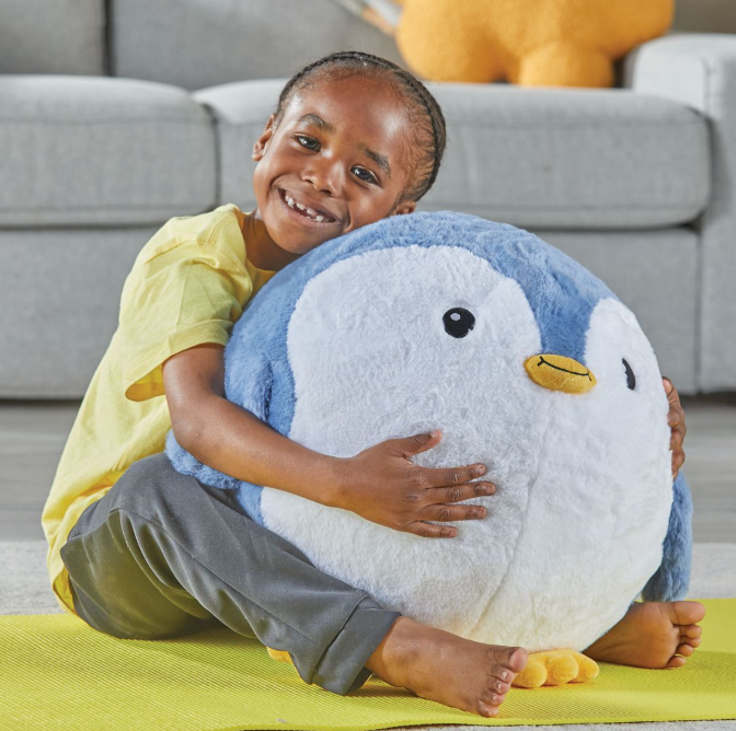 Yoga Ball Buddy with BubblePlush (Penguin)