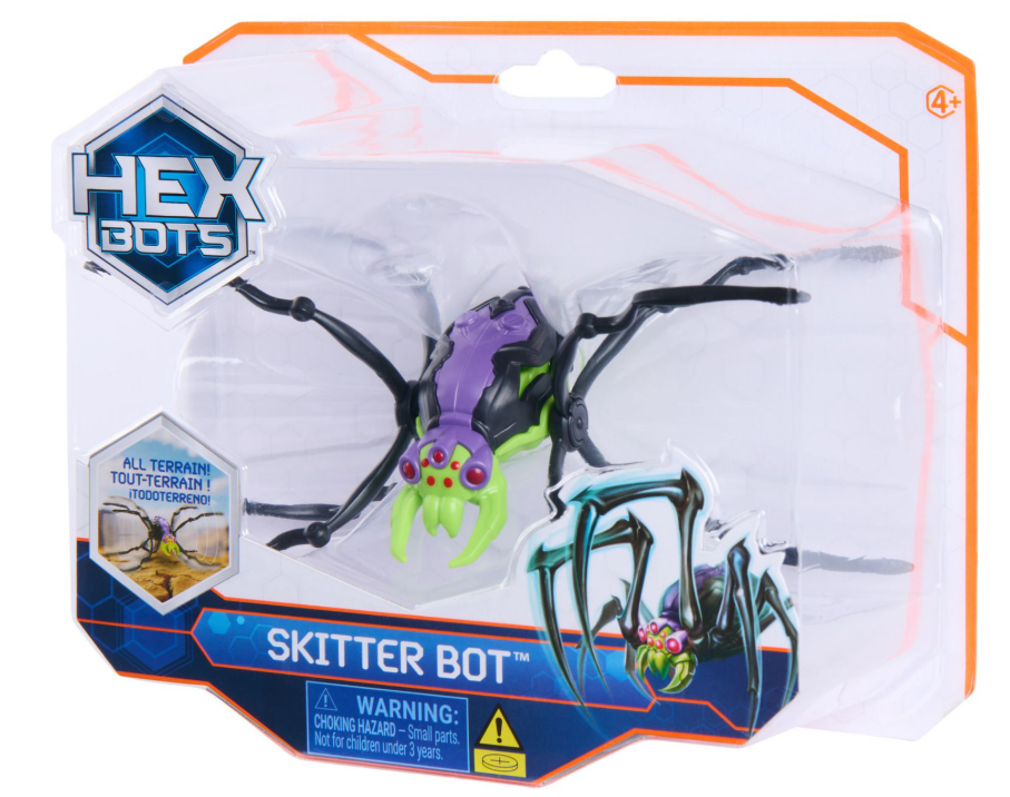 Hexbots Skitter Bot Green Spider
