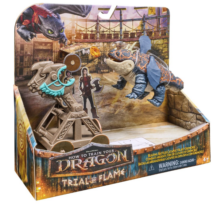 Dreamworks Dragons Gronckle Catapult Launch