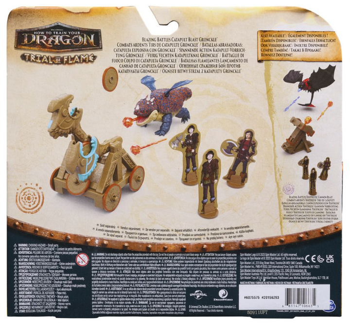 Dreamworks Dragons Gronckle Catapult Launch