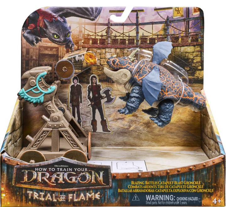 Dreamworks Dragons Gronckle Catapult Launch