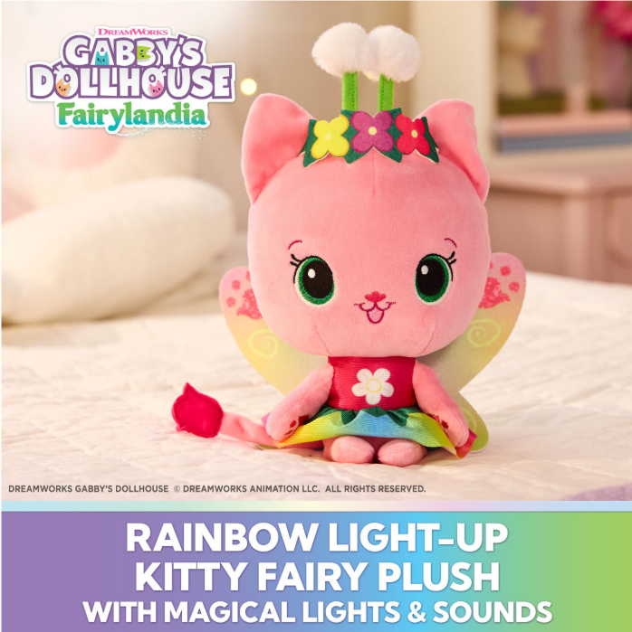 Gabby's Dollhouse Feature Kitty Fairy Plush